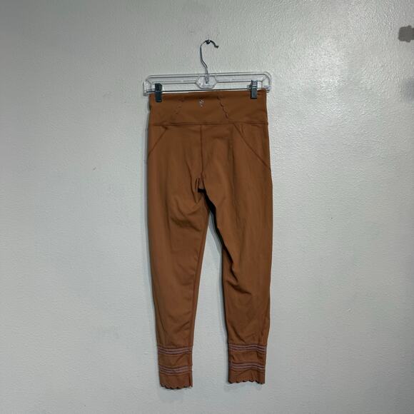 Free People Movement Beige Leggings Sz S - Picture 8 of 11